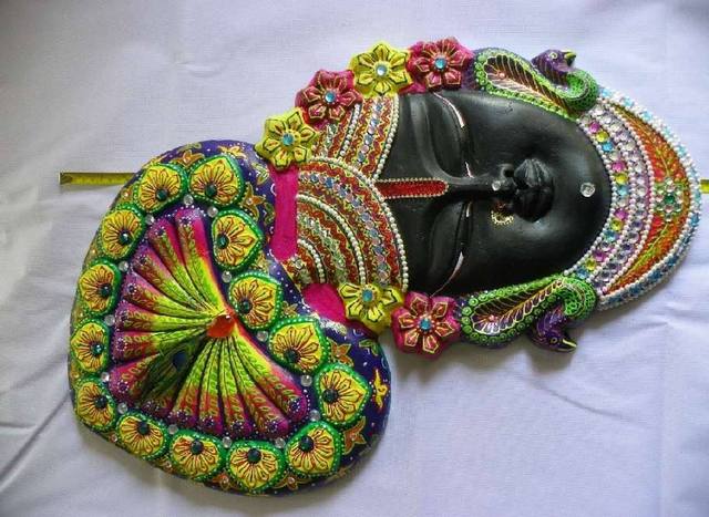 Shrinathji with Peacock Fan
