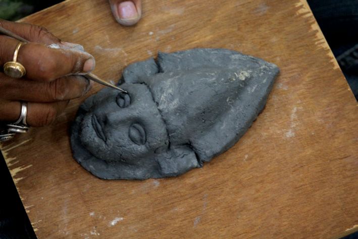 Details carved in with fine tools