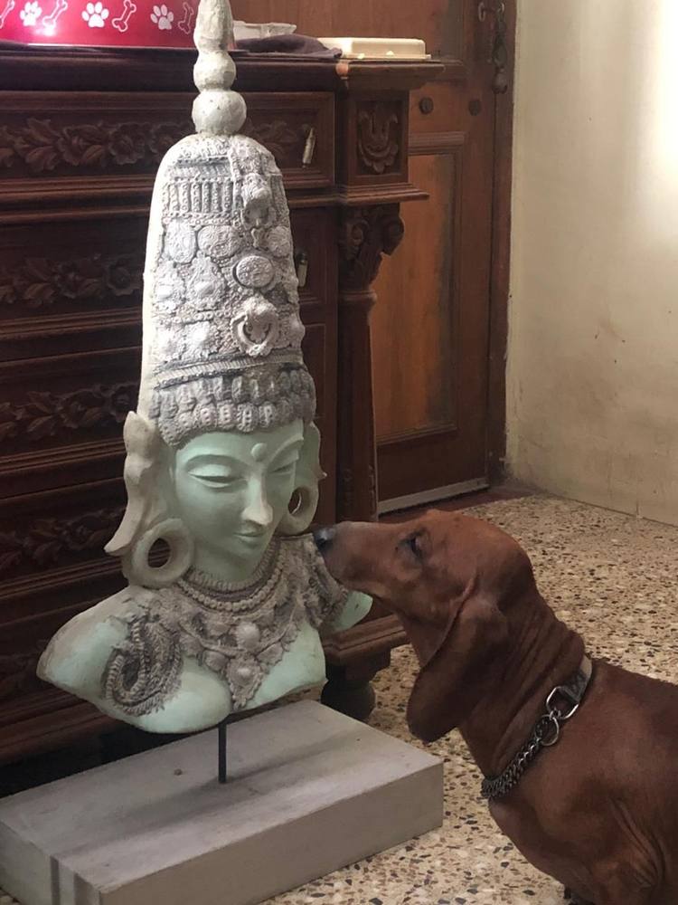 Crowned Bust
