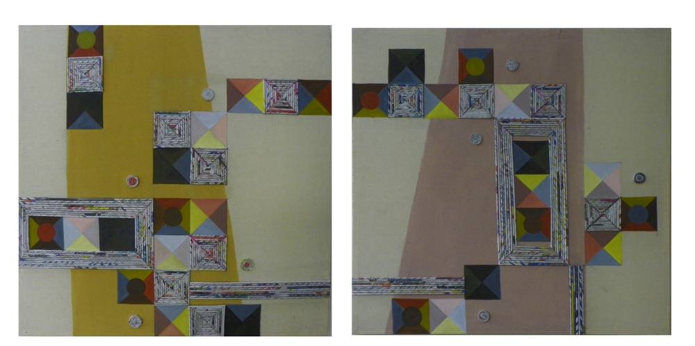 Untitled (Geometric Pair)